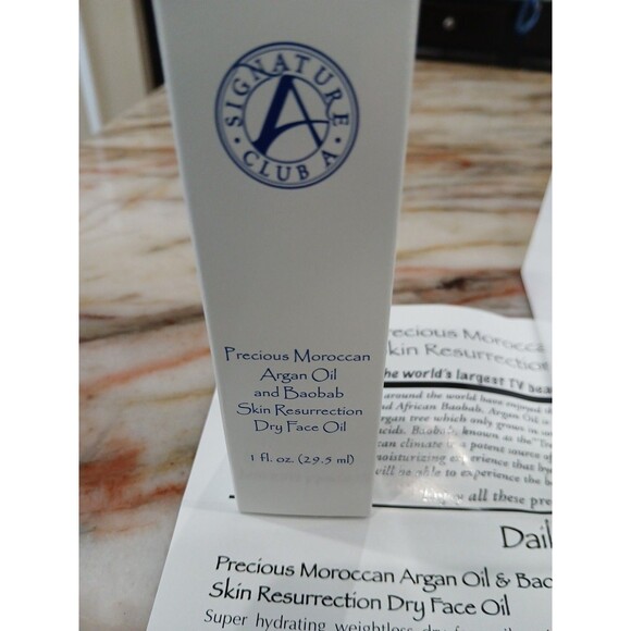 SIGNATURE CLUB A PRECIOUS MOROCCAN ARGAN OIL & BAOBAB SKIN RESURRECTION KIT NEW - Picture 2 of 12